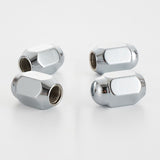 4x 17mm Head 10x1.25MM ATV QUAD Wheel Lug Rim End Cap Nuts - Chrome - TDRMOTO