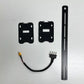 Black 48V 10AH Lithium Electric Bicycle eBike battery for 250W 350W 450W 500W