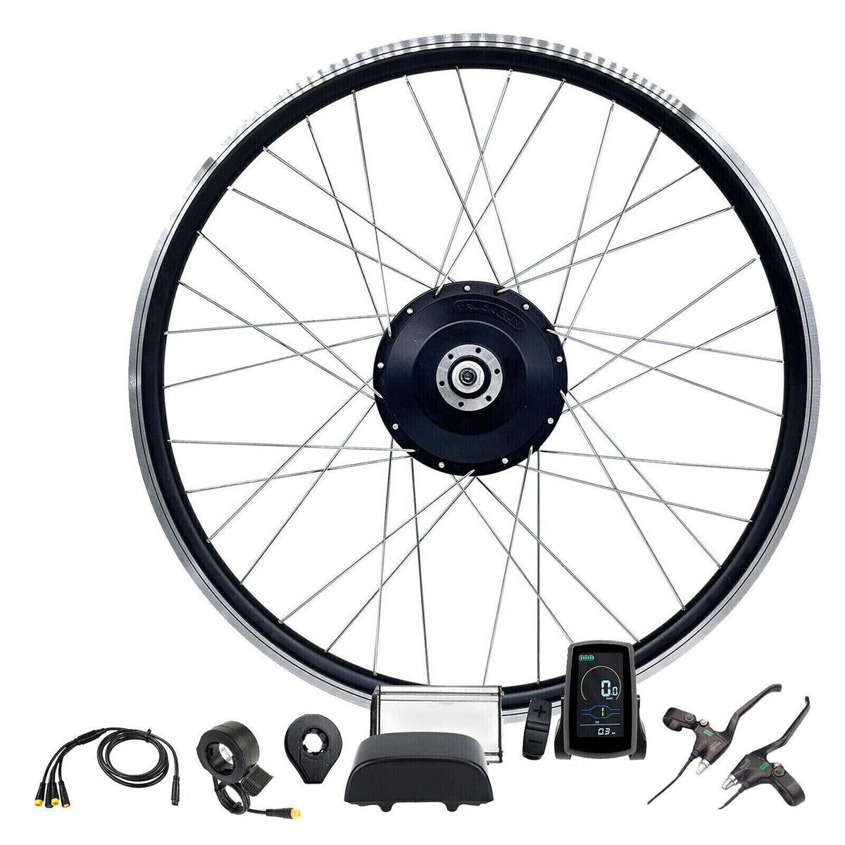 26" 48V 500W Front Wheel Hub Motor Conversion Electric Bike Bicycle Kit - TDRMOTO
