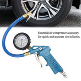 220PSI Premium Tire Inflator with Oil Pressure Gauge - TDRMOTO