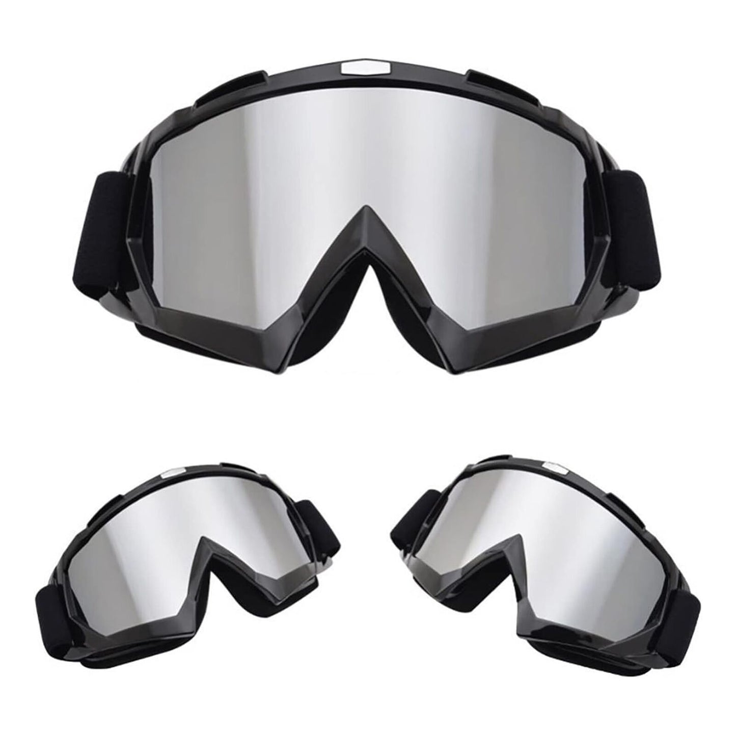 CSG Black & White Tinted Lens Goggles For Outdoor Activity Sports Cycling Snow Skiing