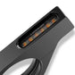 1 Pair Front Motorcycle LED Turn Signal Indicators with 41mm Fork Tubes Clamp Mount
