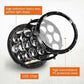 7" 75w LCD Round Headlight For HARLEY DAVIDSON SOFTAIL YAMAHA ROAD STAR CRUISER