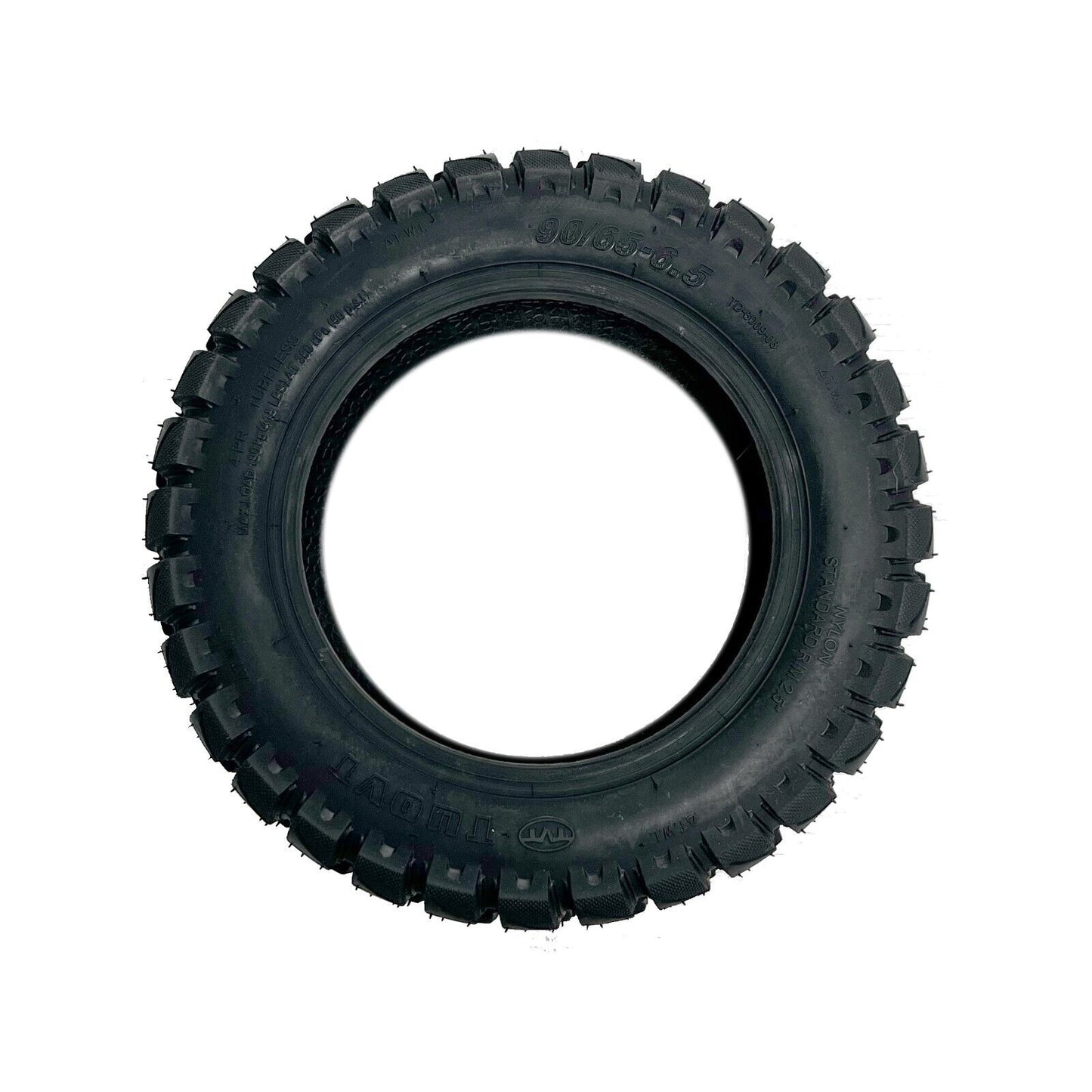 90/65-6.5 Tubeless Knobby Tyre for Mini Pocket Bike, Dirt Bike, Electric Scooter