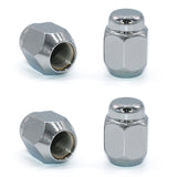 4x 17mm Head 10x1.25MM ATV QUAD Wheel Lug Rim End Cap Nuts - Chrome - TDRMOTO