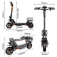 Preorder - 10" Tyre Electric Scooter Adult Off Road Foldable E scooter 1000W 32 - 41KM/H