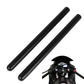 7/8" 22mm Black Motorcycle Handlebars Fork Tube Universal Clip On Handle Bar