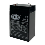 TDR 6V 4AH SLA Rechargeable battery 6volt Sealed Lead Toy Electric UPS Alarm - TDRMOTO