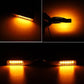 1 Pair Front Motorcycle LED Turn Signal Indicators with 41mm Fork Tubes Clamp Mount