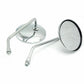 Chrome Rear View Mirror 8mm 10mm For Motorbike Motorcycle Universal Fitment