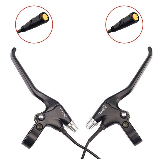 Pair Hand Side eBike Wuxing Brake Lever with 3 Pins Female Waterproof Plug Connector