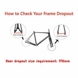 26" x 4.0 2000W Fat Tyre Rear Electric Bike Conversion Kit 15AH Battery - TDRMOTO