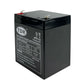 12V AGM Deep Cycle Battery SLA Sealed Solar Power Scooter Toys Alarm eBike 5AH