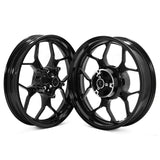 Aluminium Black Front & Rear Wheel Rims for Yamaha YZF R3 R25 MT-03 MT-25 - TDRMOTO