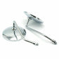 Chrome Rear View Mirror 8mm 10mm For Motorbike Motorcycle Universal Fitment