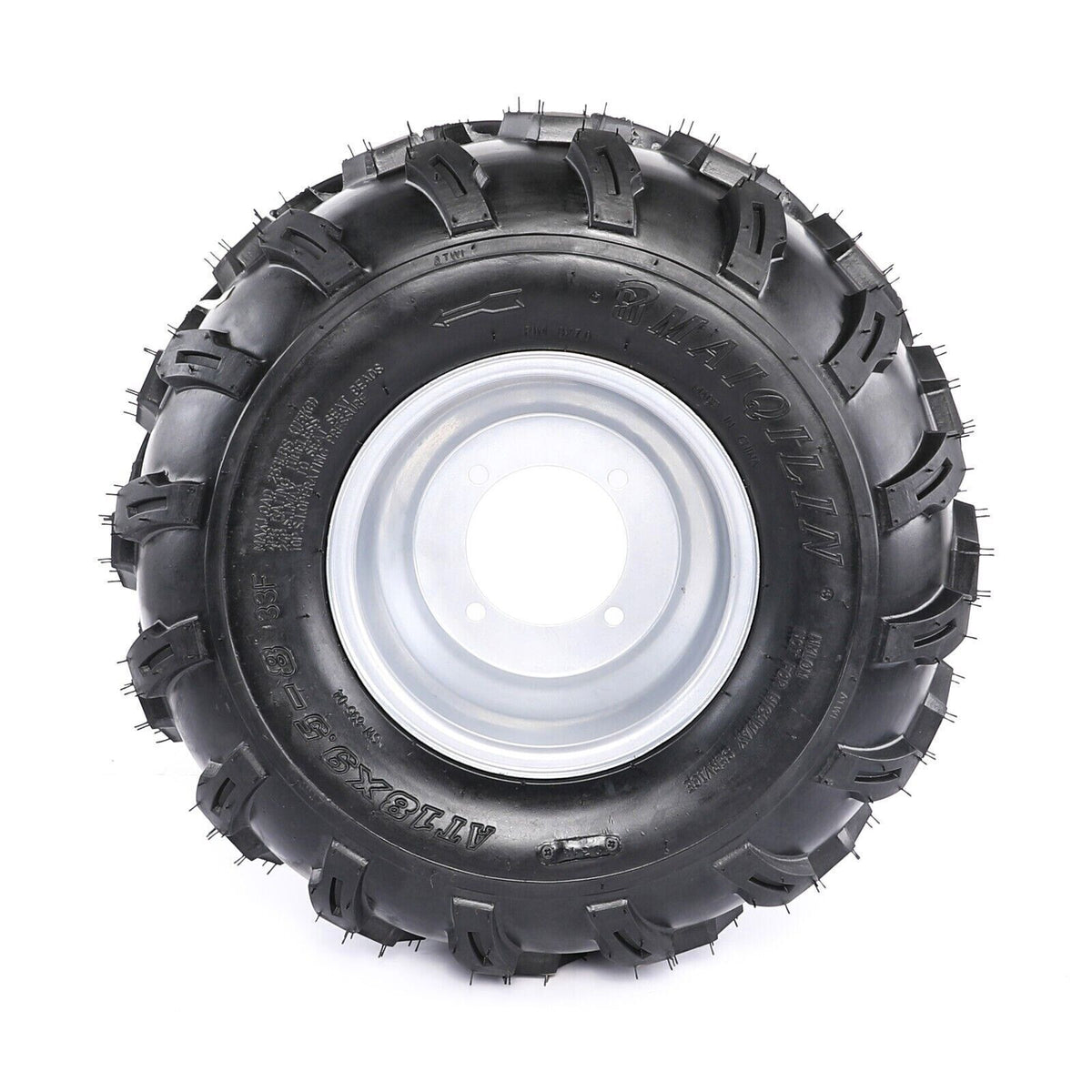 8" 18X9.50-8 Rear Tyre On Rim Wheel 150CC ATV Quad Bike Buggy RIDEON Mower 4PLY - TDRMOTO