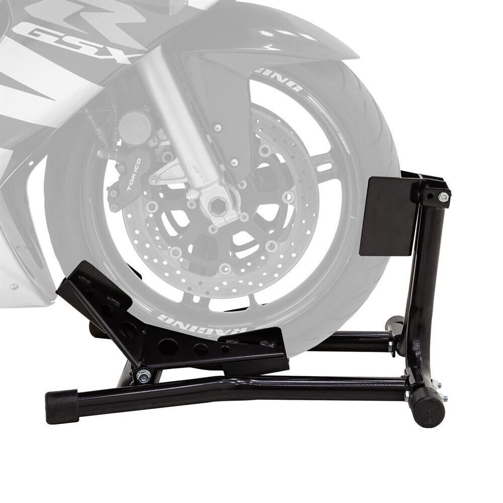 Motorcycle Front Wheel Stand Chock Parking Lock Holder Support