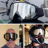 CSG Black & White Tinted Lens Goggles For Outdoor Activity Sports Cycling Snow Skiing - TDRMOTO