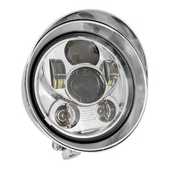 DOT E9 5.75" alloy LED daymaker bullet headlight Harley LOW RIDER FAT STREET BOB - TDRMOTO
