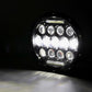 7" 75w LCD Round Headlight For HARLEY DAVIDSON SOFTAIL YAMAHA ROAD STAR CRUISER