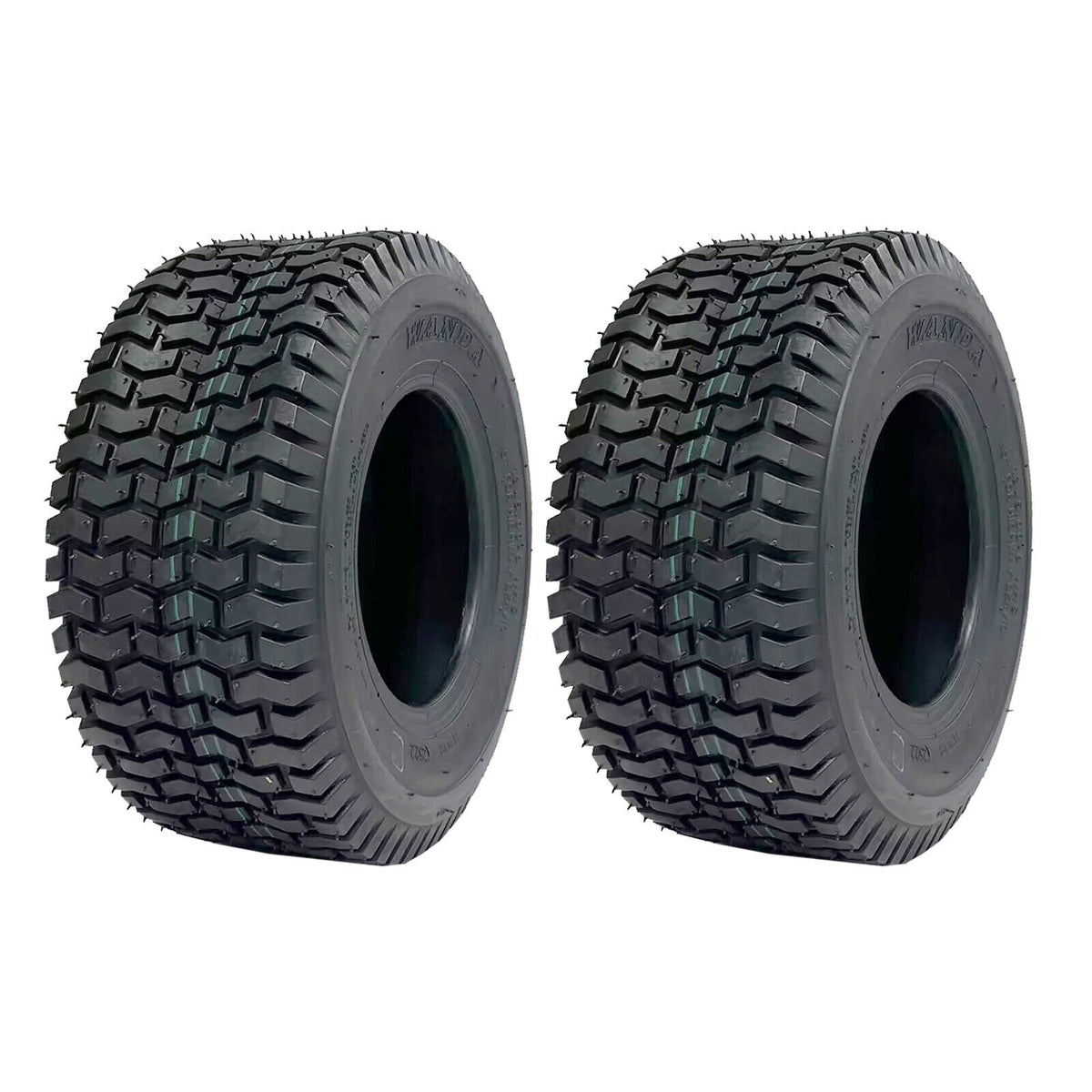 Pair 13x5-6 13x5.00-6 6'' inch Tyre for Lawn and Garden - TDRMOTO
