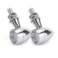 2x 8mm Amber Mini LED Indicators Turn Signal Blinkers Vintage Billet Type