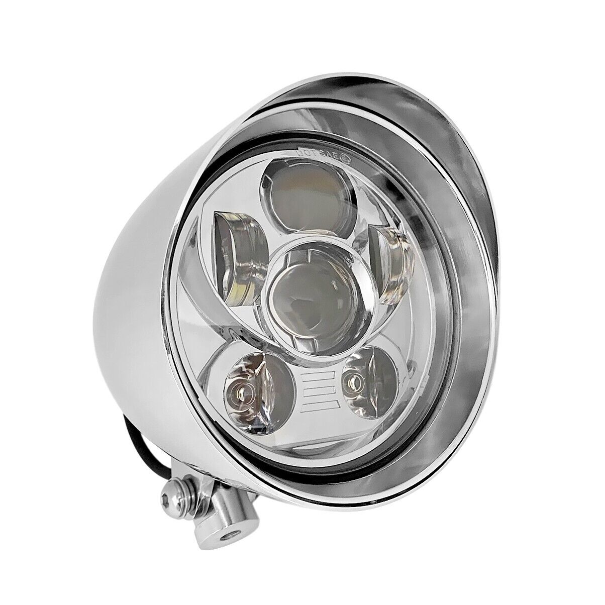 DOT E9 5.75" alloy LED daymaker bullet headlight Harley LOW RIDER FAT STREET BOB