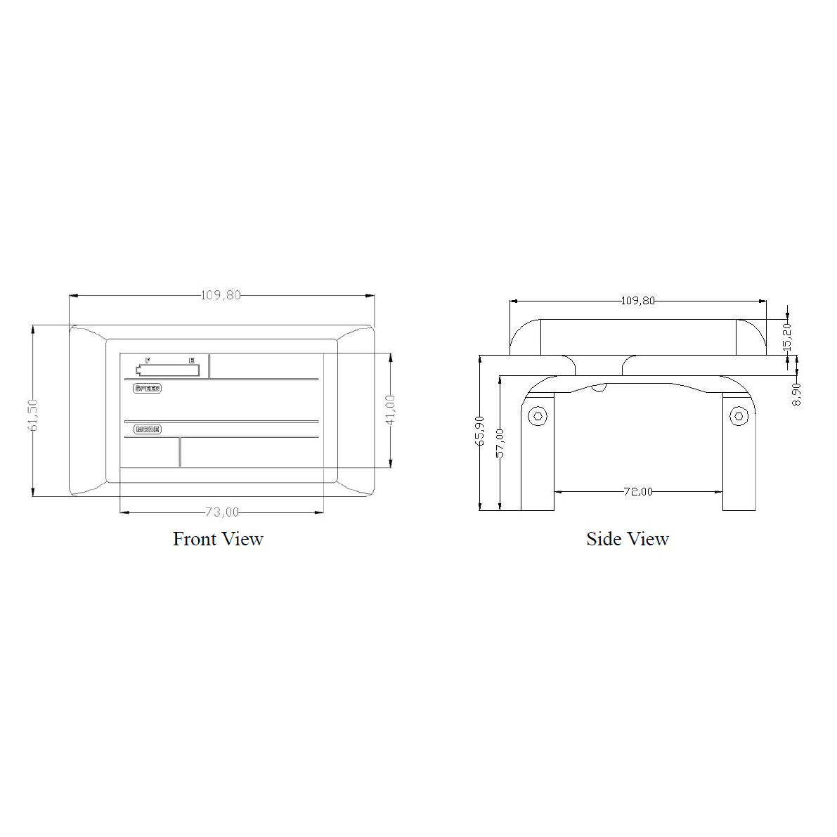 S900 Display S900 Waterproof LCD Display + Controller For 48V Electric Bike eBike ...