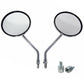 Chrome Rear View Mirror 8mm 10mm For Motorbike Motorcycle Universal Fitment