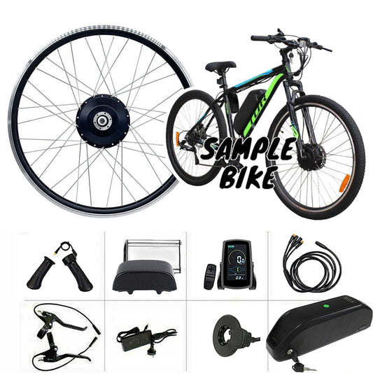 750W Front 24" Wheel EBike Electric Bike Conversion Kit with 13A Battery