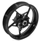 Black Front & Rear Wheel Rim For Kawasaki Z900 Z 900 2017 2018 2019 2020 2021 2022