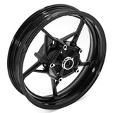 Black Front & Rear Wheel Rim For Kawasaki Z900 Z 900 2017 2018 2019 2020 2021 2022 - TDRMOTO