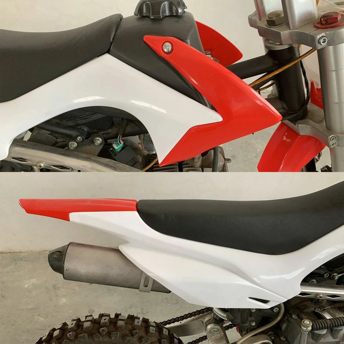 Plastic Fender Seat Tank for Honda CRF50 Styled Dirt Trail Bike Covert CRF110