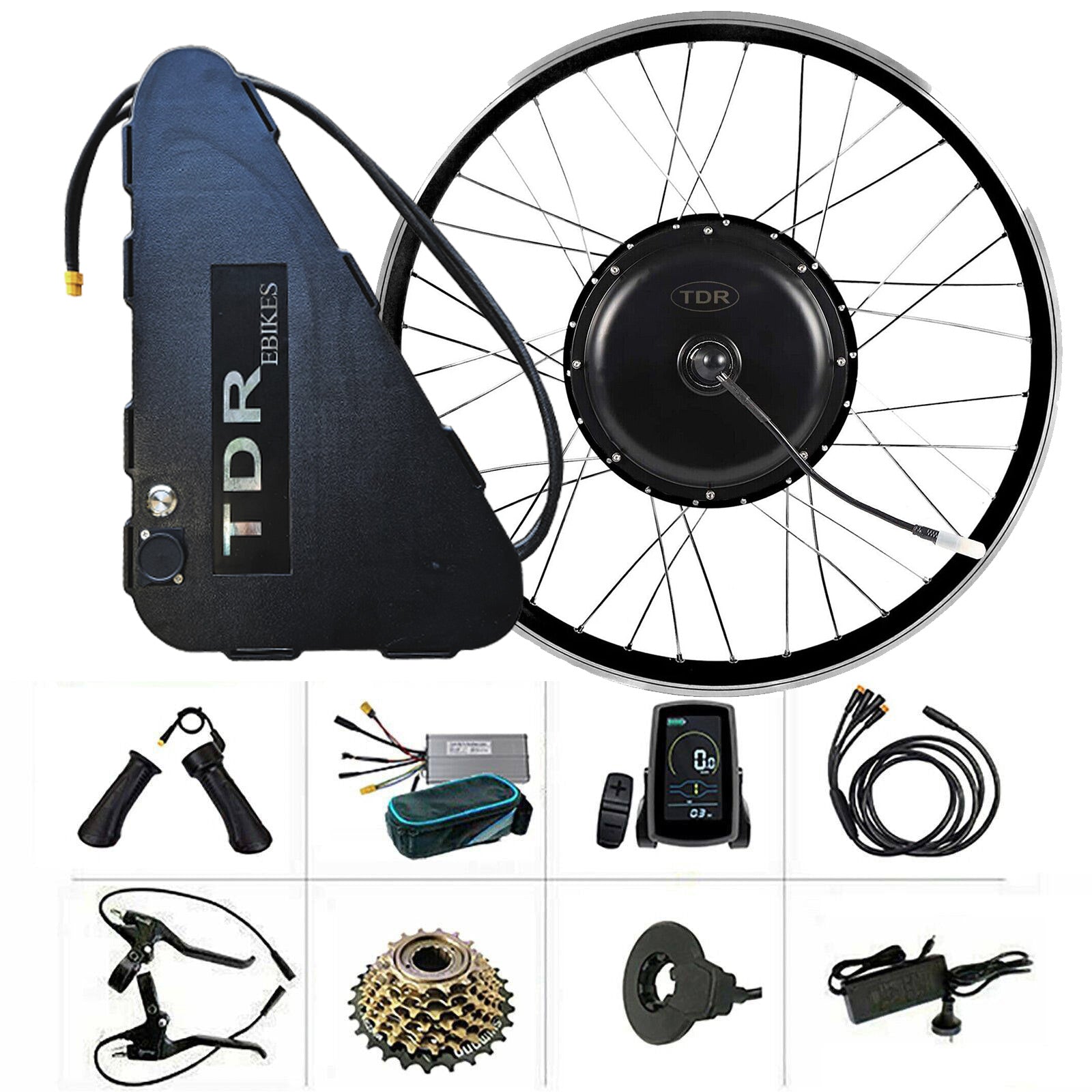 (Preorder) 26 Inch 1500W Rear Ebike Electric Bicycle Conversion Kit 48 ...