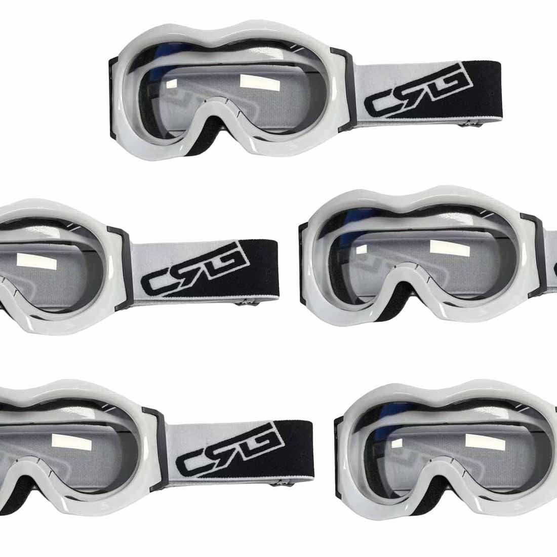 Kids White Goggles Eye Protection For Outdoor Motor Sports Cycling Skateboarding - TDRMOTO