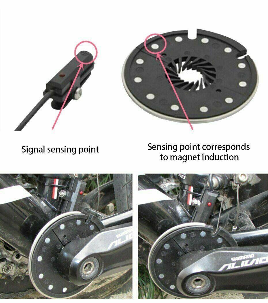 e bike pedal assist sensor Electric Bicycle Pedal E bike Slip Type PAS Pedal Assist Sensor 12 Mag – TDRMOTO