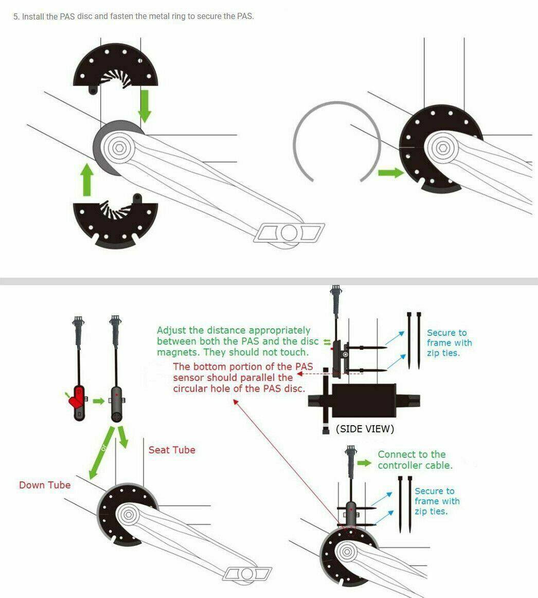 e bike pedal sensor Electric Bicycle Pedal E bike Slip Type PAS Pedal Assist Sensor 12 Mag – TDRMOTO