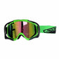 CSG Adult Green Goggles Tinted Lens Anti Fog For Motocross MX Sports Snow Skiing - TDRMOTO