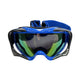 CSG Blue Goggles Tinted Lens Anti Fog For Motocross MX Sports Snow Skiing - TDRMOTO