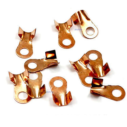 100pcs 30A Terminal Crimp Joint Lugs Wire Cable Connector For Motorcycle Batteries - TDRMOTO