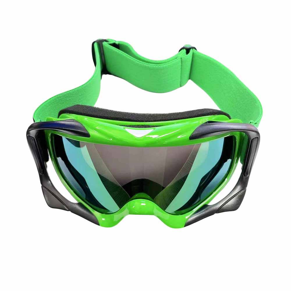 CSG Adult Green Goggles Tinted Lens Anti Fog For Motocross MX Sports Snow Skiing - TDRMOTO