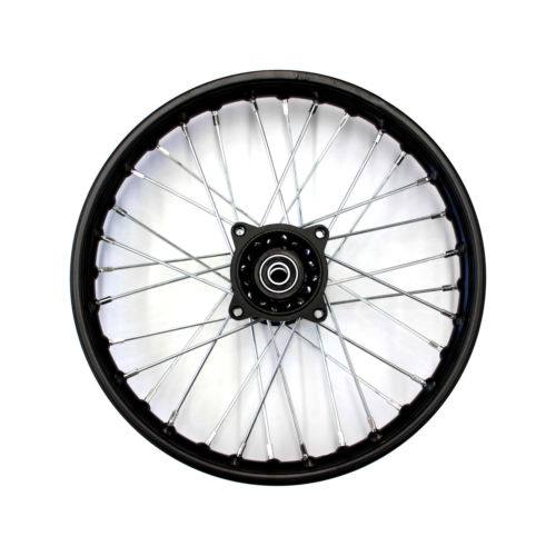 Black 15mm axle 60/100- 14" Inch Front Wheel Rim Knobby Tyre PIT PRO Dirt Bike - TDRMOTO