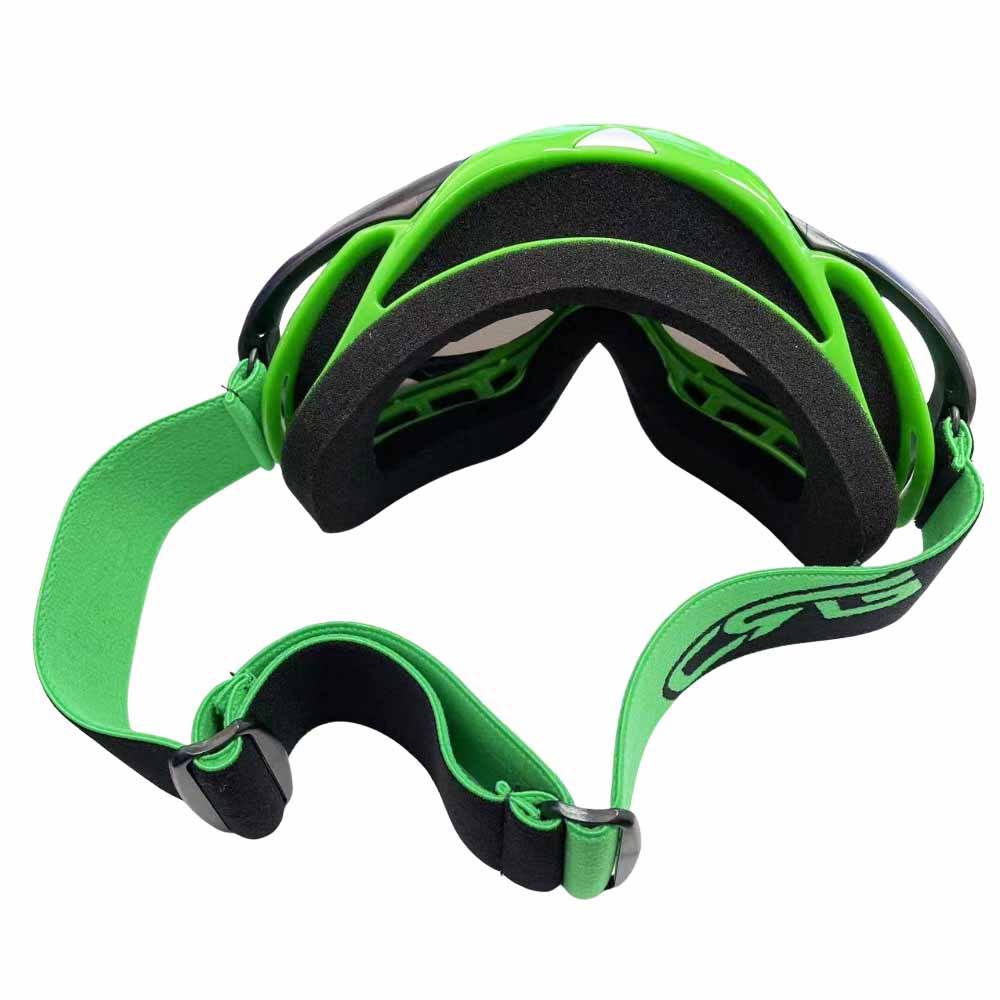 CSG Adult Green Goggles Tinted Lens Anti Fog For Motocross MX Sports Snow Skiing - TDRMOTO