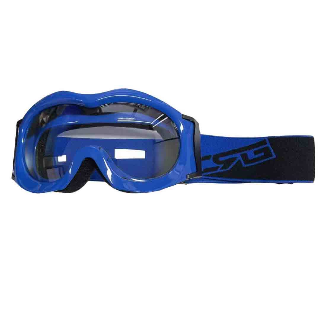 Kids Blue Goggles Eye Protection For Outdoor Motor Sports Cycling Skat ...