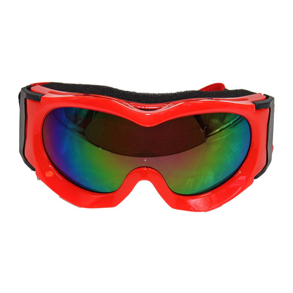 Kids Red Goggles Tinted Lens For Outdoor Motor Sports Cycling Skiing Skateboarding - TDRMOTO