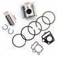 50cc PISTON RING GASKET SET 39mm Pit Dirt bike, Quad, Buggy Kazuma HONDA PITPRO - TDRMOTO