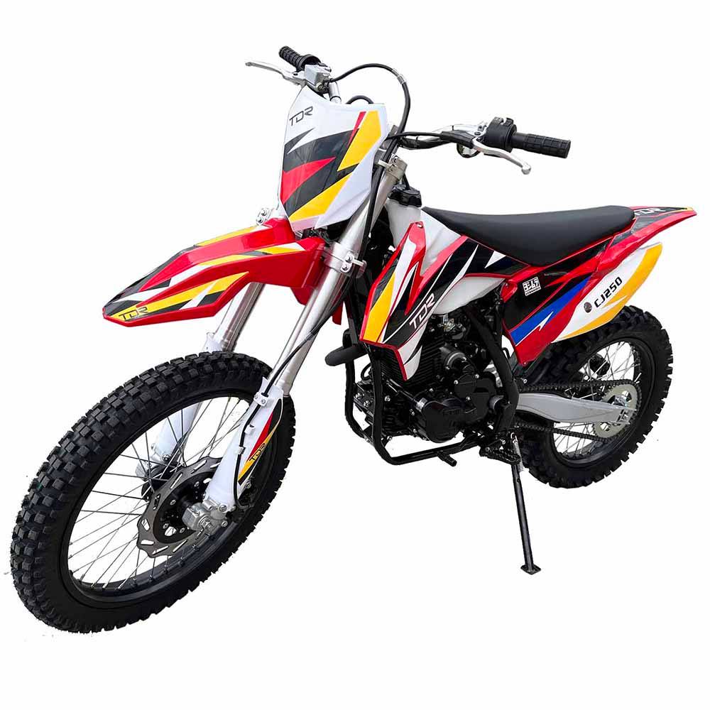 TDR CJ250 250cc Dirt Pit Bike Off Road Motocross Electric/Kick Start Motorbike - TDRMOTO