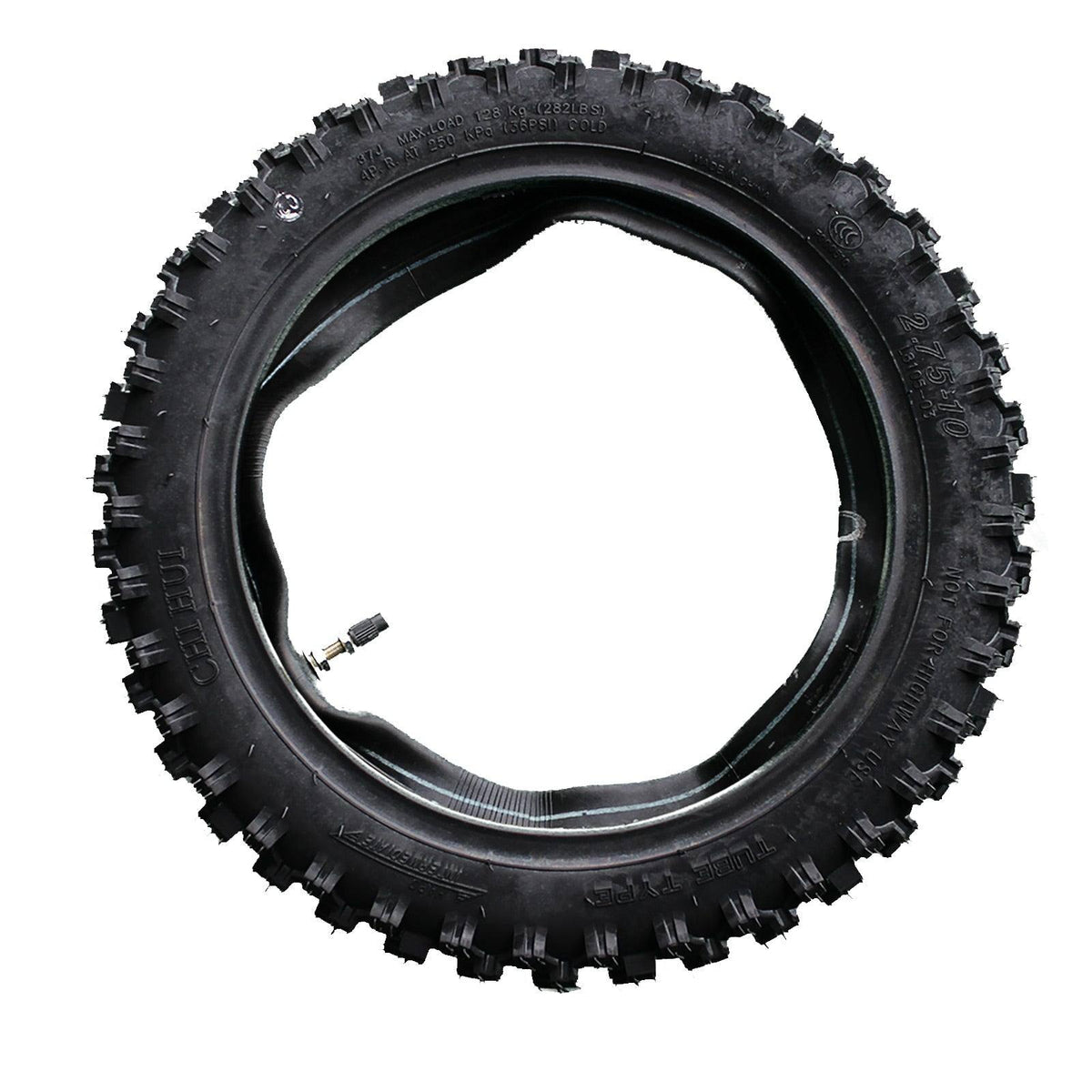 2.75-10 10" TYRE TIRE & Tube For Yamaha PW 50 TTR 50 110 125 Dirt Pit Trail Mini BIKE pw50 - TDRMOTO