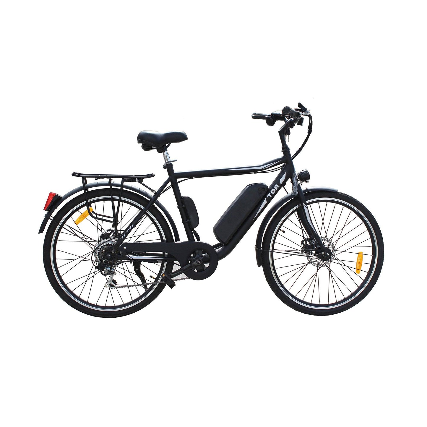 TDR 250W 26" Road City Tour Electric Bike  Bicycle 36V 10Ah Battery Shimano Gear 6 Speed Motorised - TDRMOTO