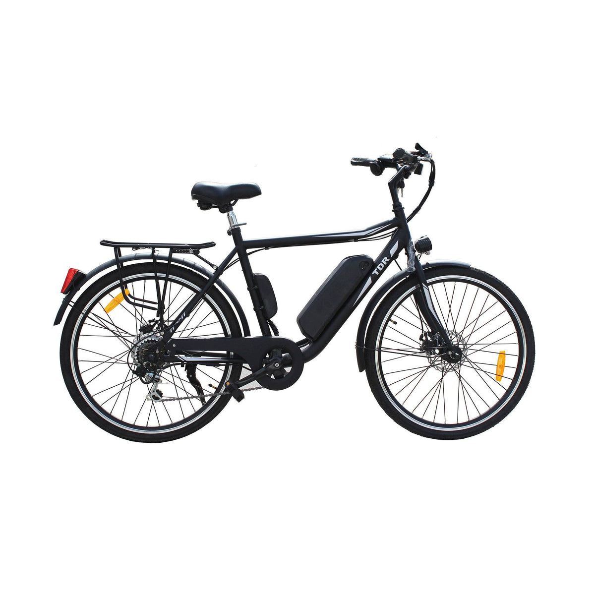 TDR 250W 26" Road City Tour Electric Bike Bicycle 36V 10Ah Battery Shimano Gear 6 Speed Motorised - TDRMOTO
